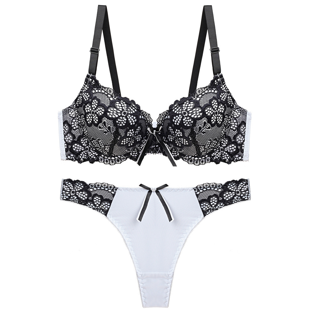 Luxe Lace Comfort - White lace bra and panty set with molded cups – Freyona Everyday Elegance collection