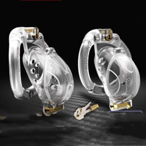 Chastity cage set – kaksi vaihdettavaa häkkiosaa ja avaimet | Freyona Boutique