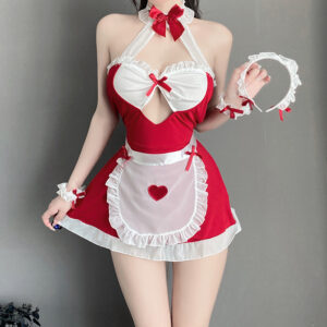Sweet Maid – japanilaistyylinen rooliasu, punainen