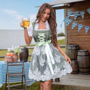 Beer Festival Dirndl - Perinteinen bavaria mekko pitsiessulla | Freyona Boutique