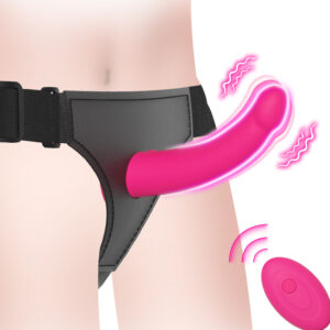 Kauko-ohjattava kaareva vibraattori lähikuvassa, käyttöesimerkki