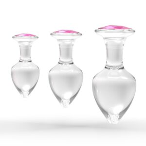 Kristallilasi-anustapit valkoisella taustalla | Freyona Boutique