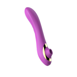 3-in-1 vibraattori teleskooppisella työntöliikkeellä ja imutoiminnolla