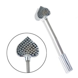 Ruostumattomasta teräksestä valmistettu paddle – sydämenmuotoinen pää