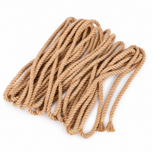 Pehmeä 3 m Shibari-köysi – puuvilla-pellavasekoite. Freyona.