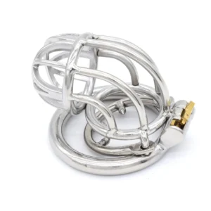 Anti-slip-renkaalla varustettu chastity lock