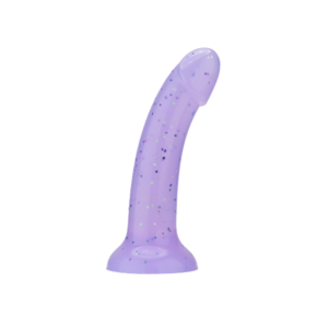 mina starlight silicone dildo tähtikuviolla non-phallic silikonidildo imukupilla