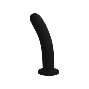 loving joy smooth silicone dildo musta kaareva silikonidildo imukupilla