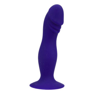 loving joy midnight blue silicone dildo imukupilla kaareva non-phallic silikonidildo