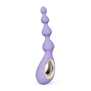 LELO Soraya Anal Beads Violet Dusk premium ladattava anaalimassageri progressiivisella helmimuotoilulla