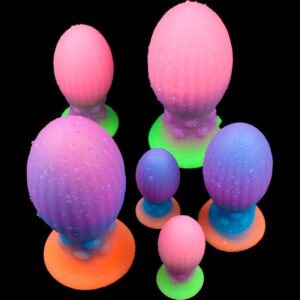 Glow in the dark fullness anaalitappi useita kokoja