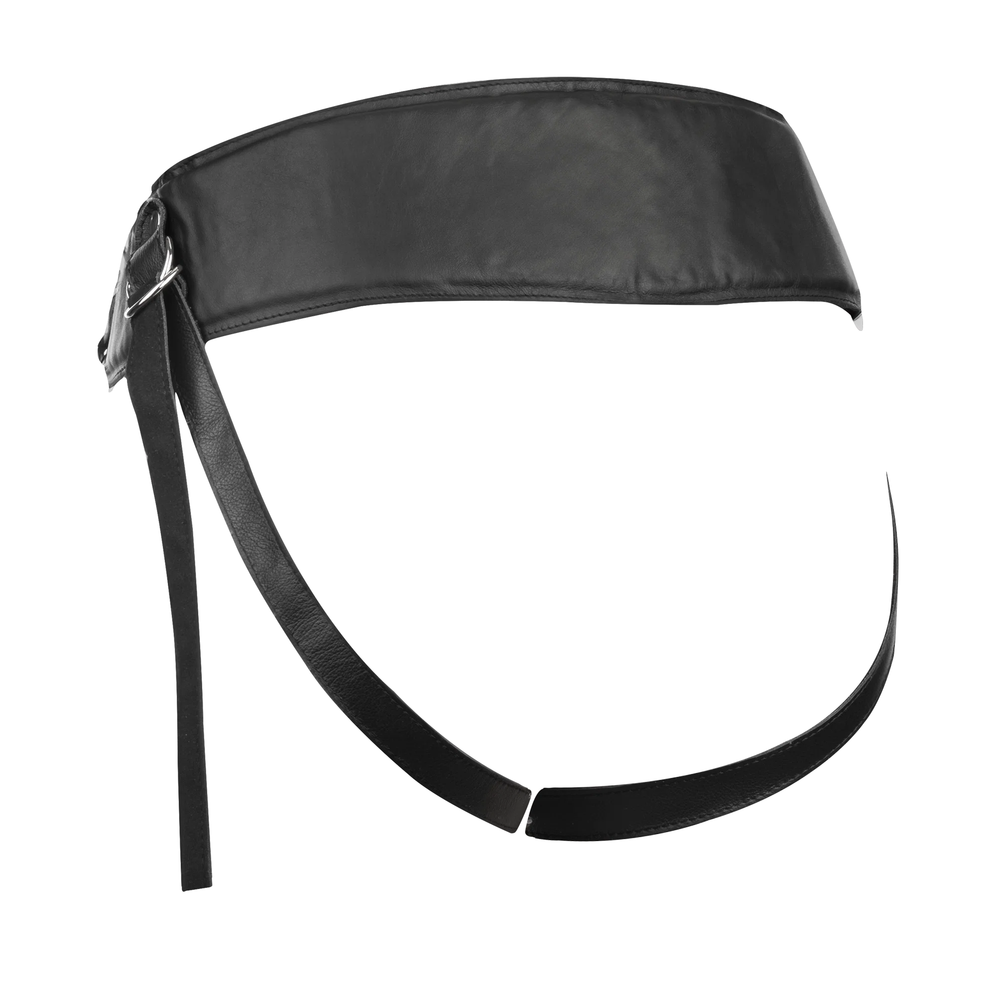 Rimba Bondage Play Nahkaiset Strap-on-Valjaat Pehmusteella - Image 8