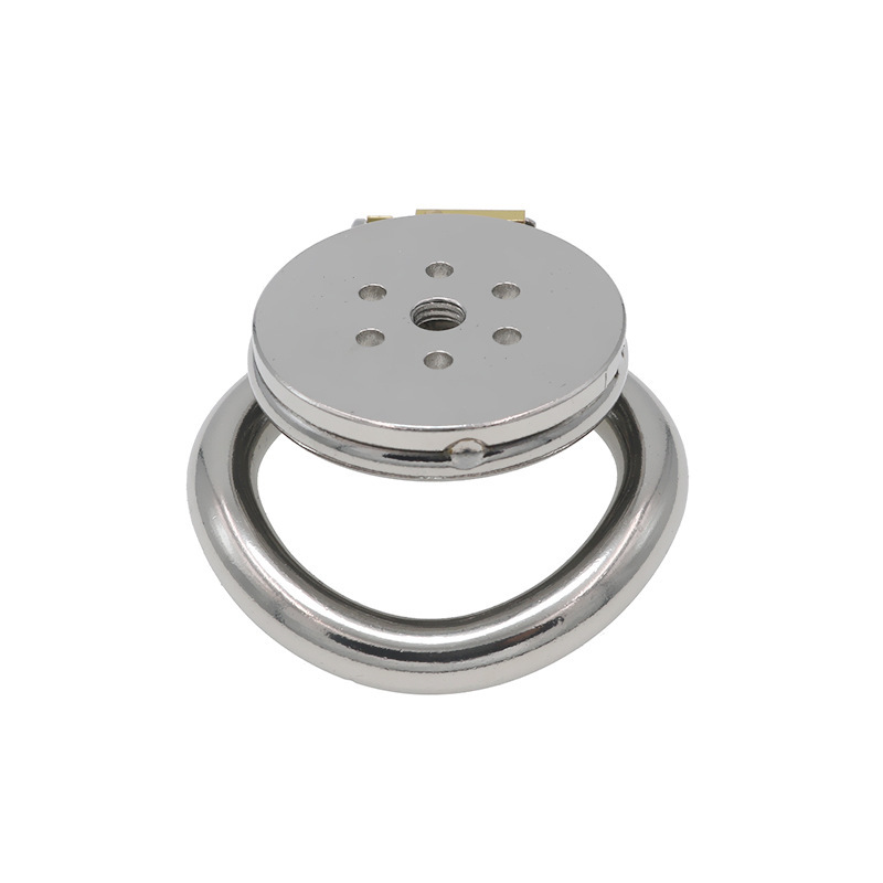 Flat Round Chastity Ring - Lukittava Siveysrengas - Image 5