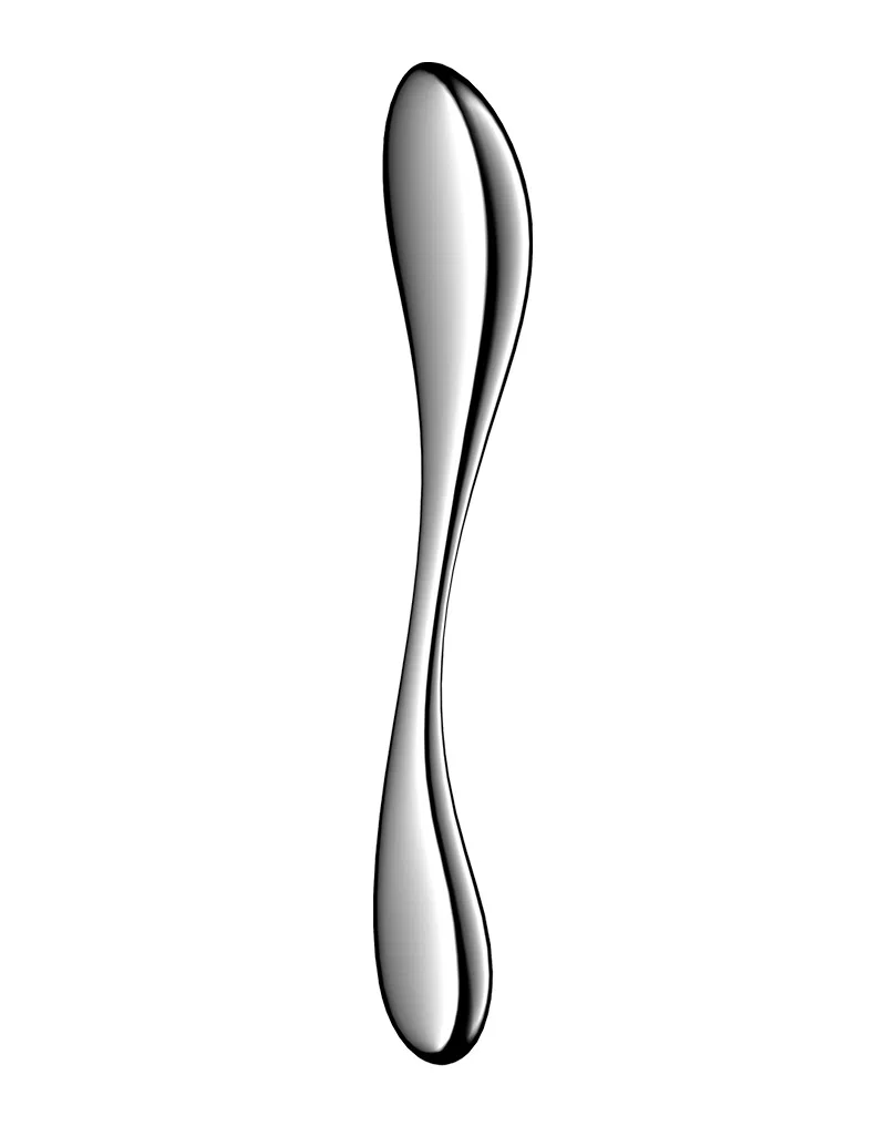 Satisfyer Star Force 3 teräksinen kaksipäinen premium-dildo. Freyona.