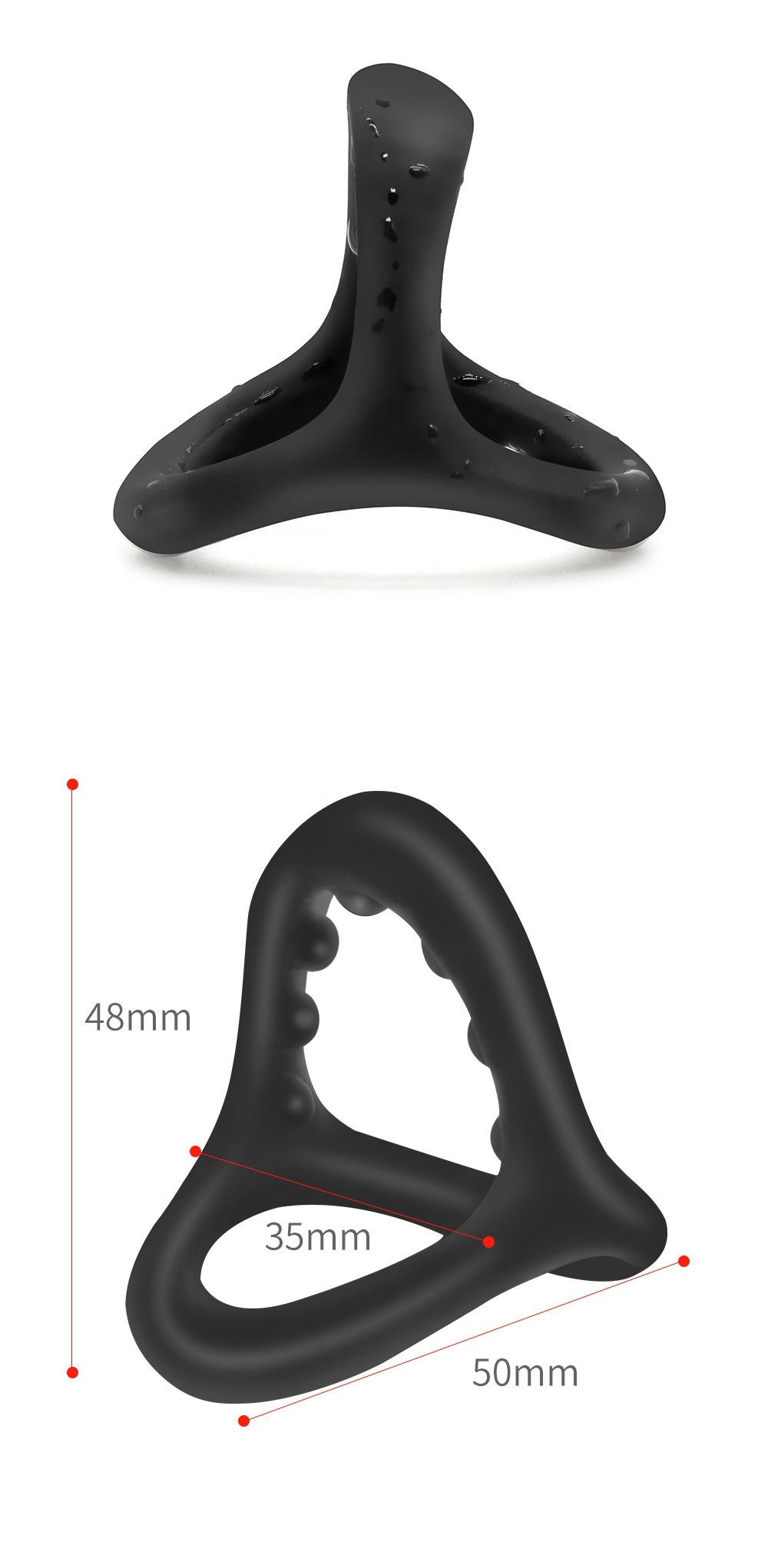 Shark Head Liquid Silicone Erektiorengas - Image 3