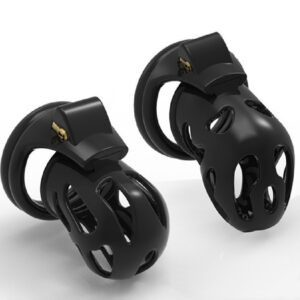 Ghost Men's Chastity Lock | Kevyt siveyshäkki piilolukolla, lyhyt tai pitkä häkkimalli | Freyona