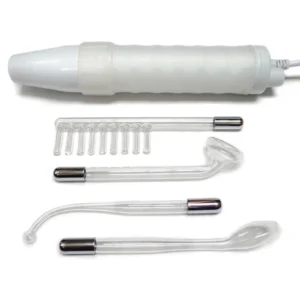 Kinklab Neon Wand 10W violet wand sähköstimulaatiolaite neljällä vaihdettavalla lasielektrodilla. Freyona.