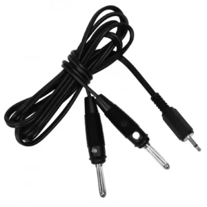 Rimba Electro Play 120 cm banaaniliitäntäkaapeli 4 mm liittimillä. Freyona.