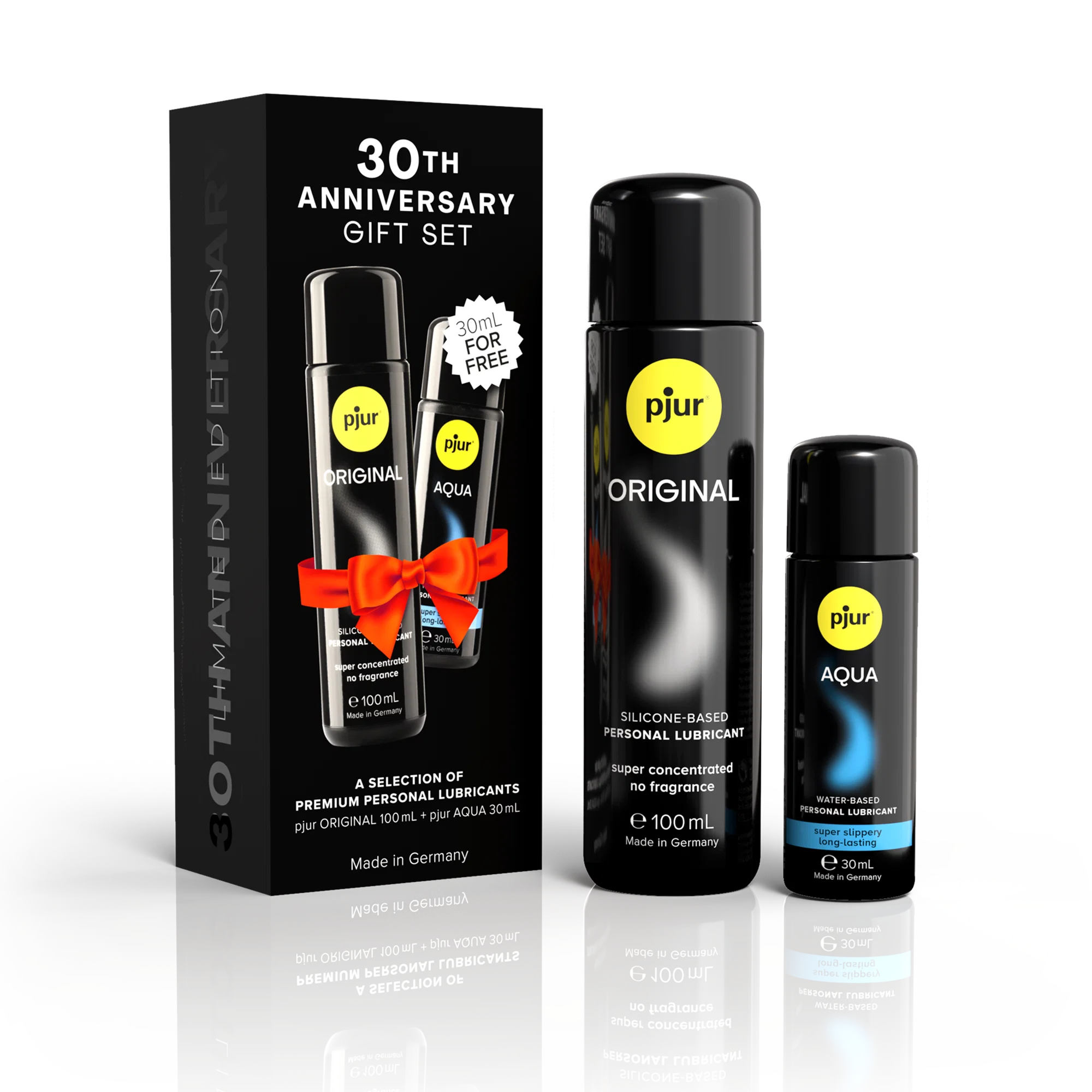 pjur 30th Anniversary Gift Set – Original 100 ml + AQUA 30 ml - Image 2