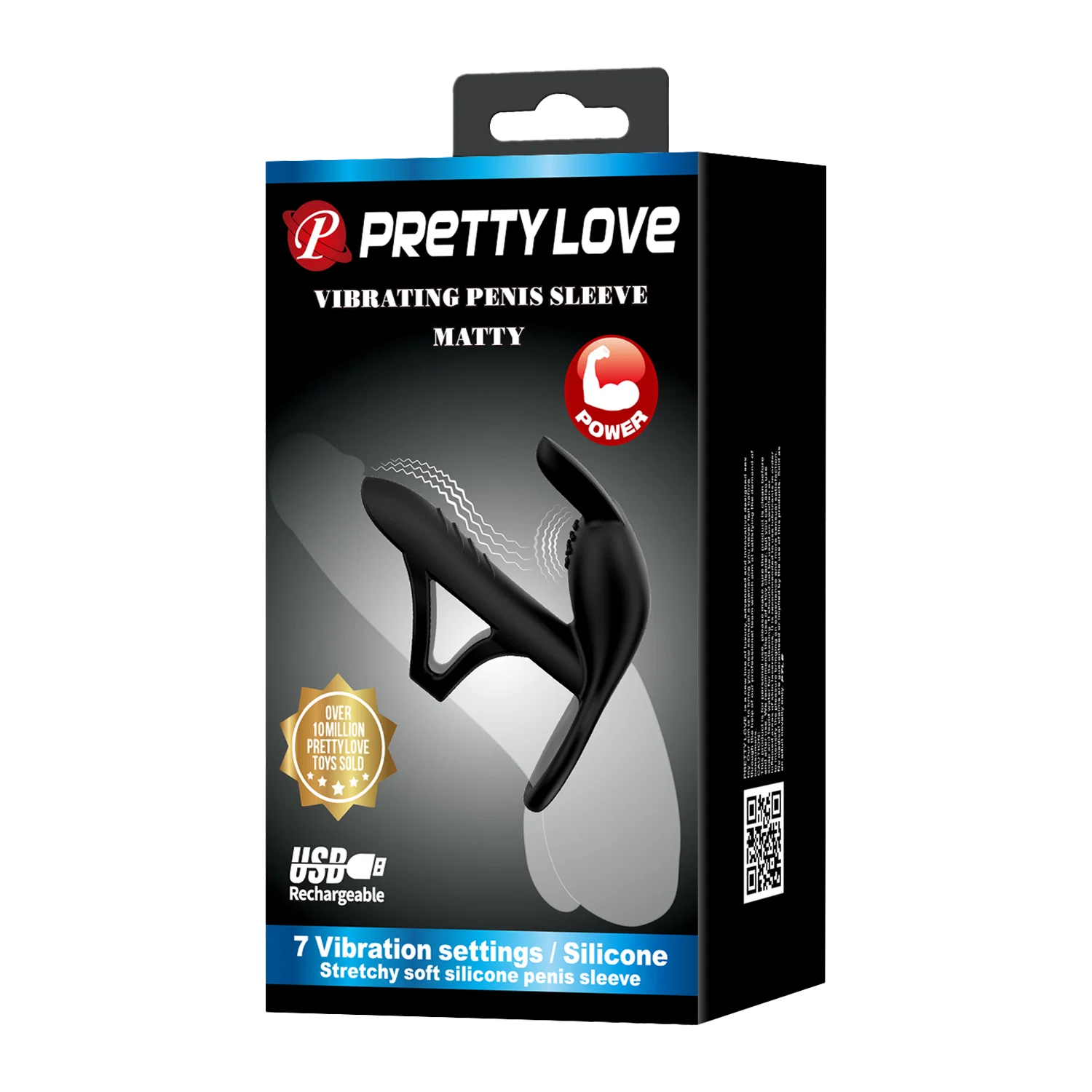Pretty Love Matty – Värisevä Penisholkki Klitorisstimulaattorilla - Image 8