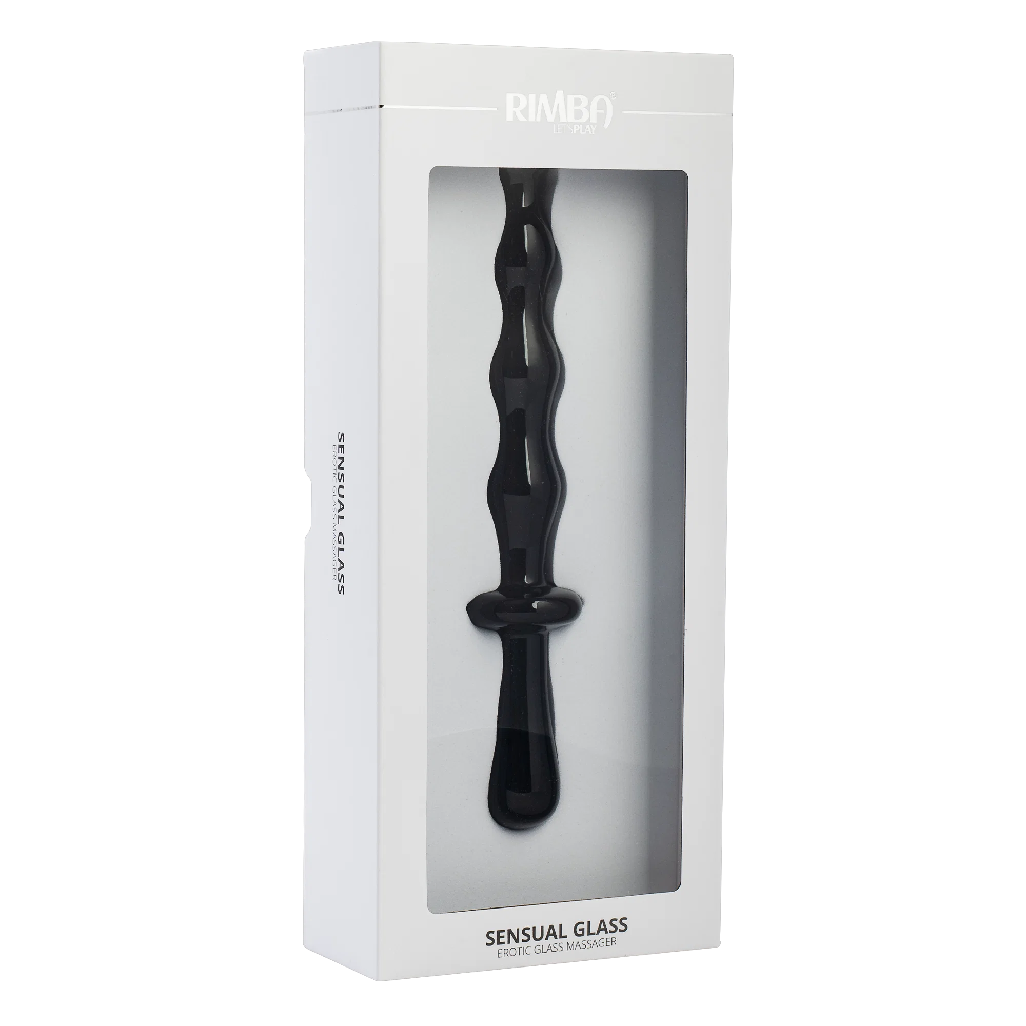 Rimba Sensual Glass - Paula - Musta Lasidildo 22 cm - Image 4
