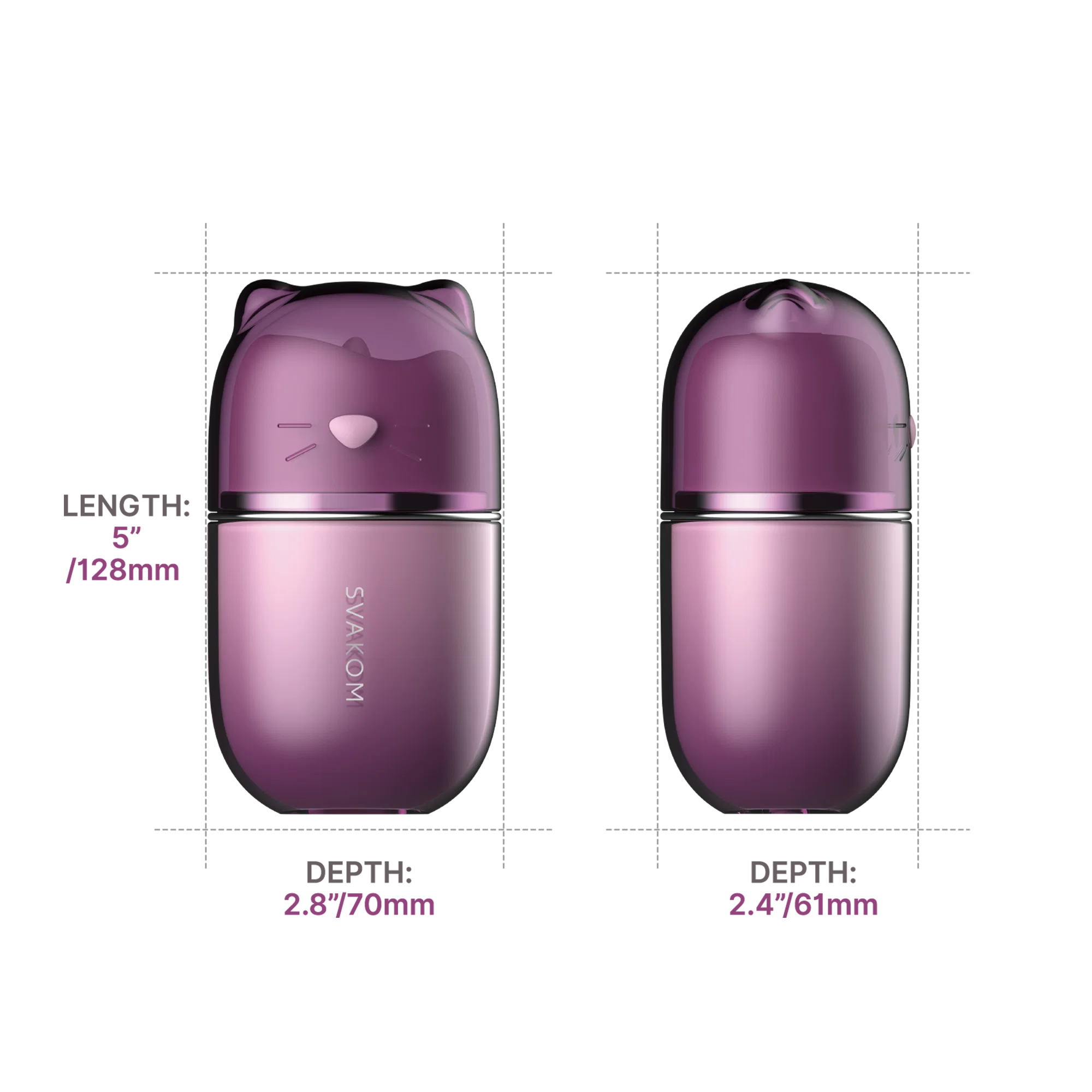 SVAKOM Klitty Dusty Lavender - Nuoleva ja Imevä Klitorisstimulaattori - Image 5