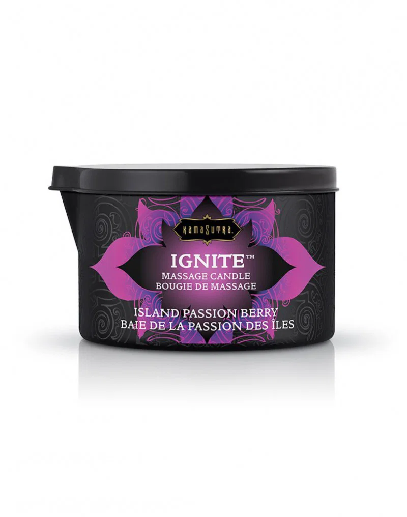 Kama Sutra Ignite Island Passion Berry -hierontakynttilä 170 g - Image 2