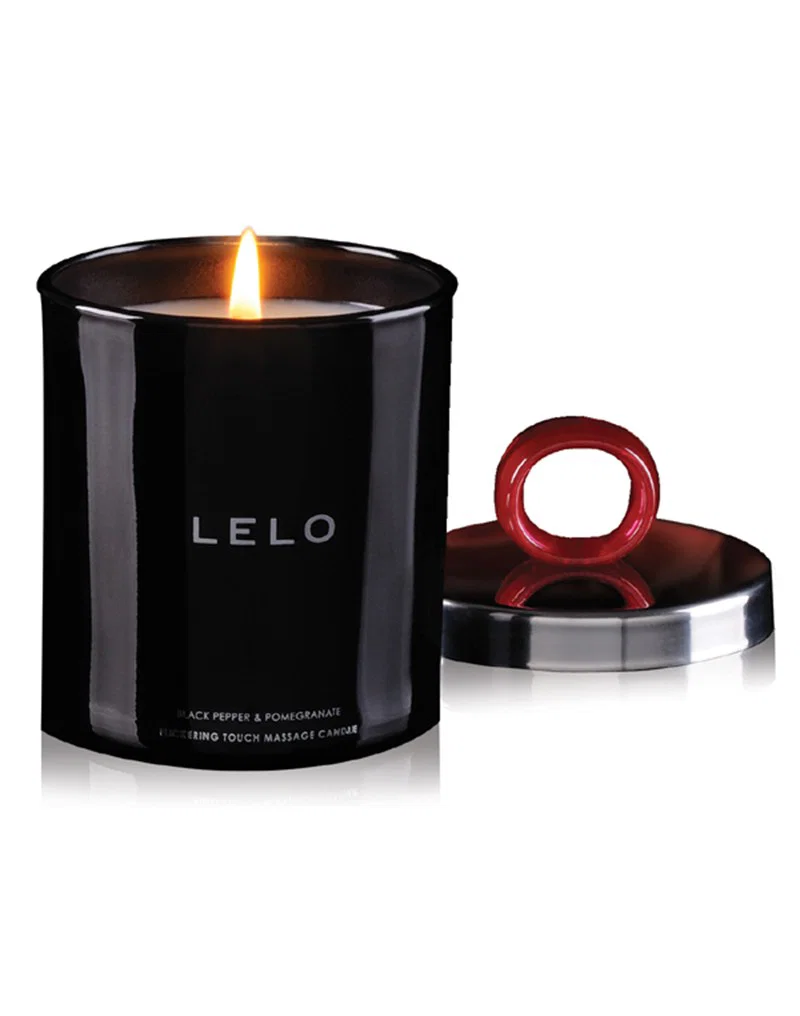 LELO Flickering Touch Hierontakynttilä Black Pepper & Pomegranate - Image 2