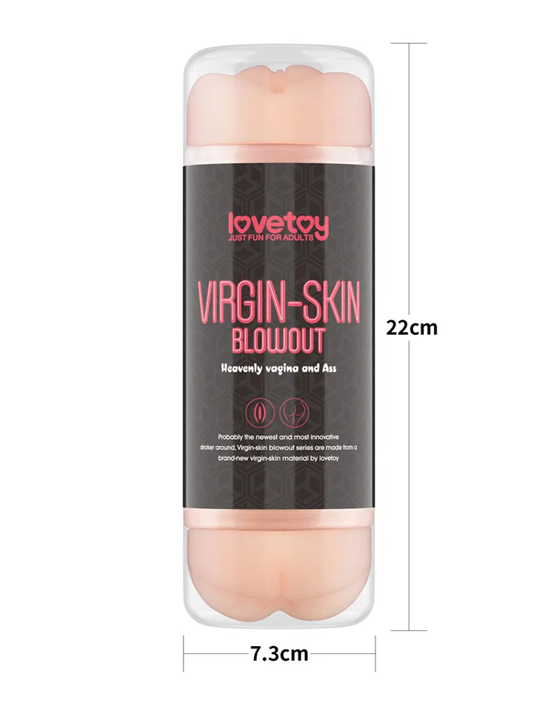 LoveToy Virgin-Skin Blowout – Vagina & Anus Masturbaattori - Image 2