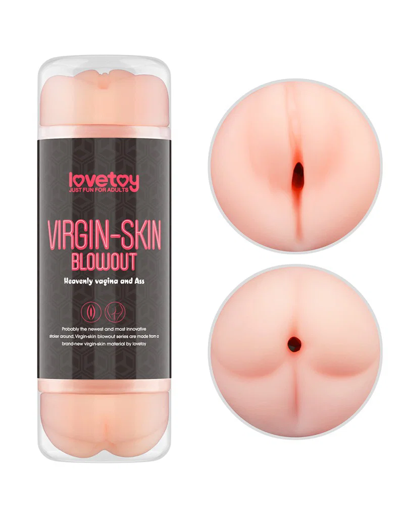 LoveToy Virgin-Skin – Vagina & Anus masturbaattori. Freyona.