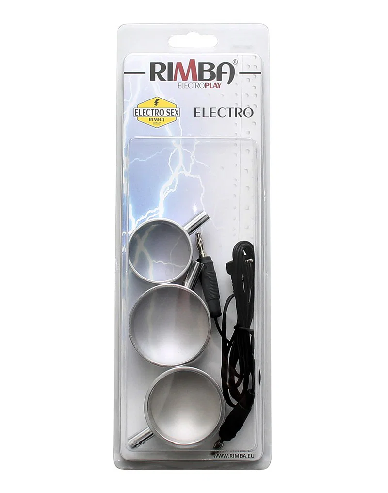 Rimba Electro Play Unipolaariset Alumiiniset E-Stim-penisrenkaat - Image 3