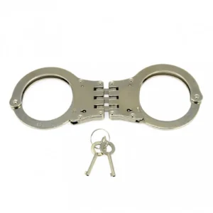 Rimba Bondage Play järeät saranoidut käsiraudat. Freyona.