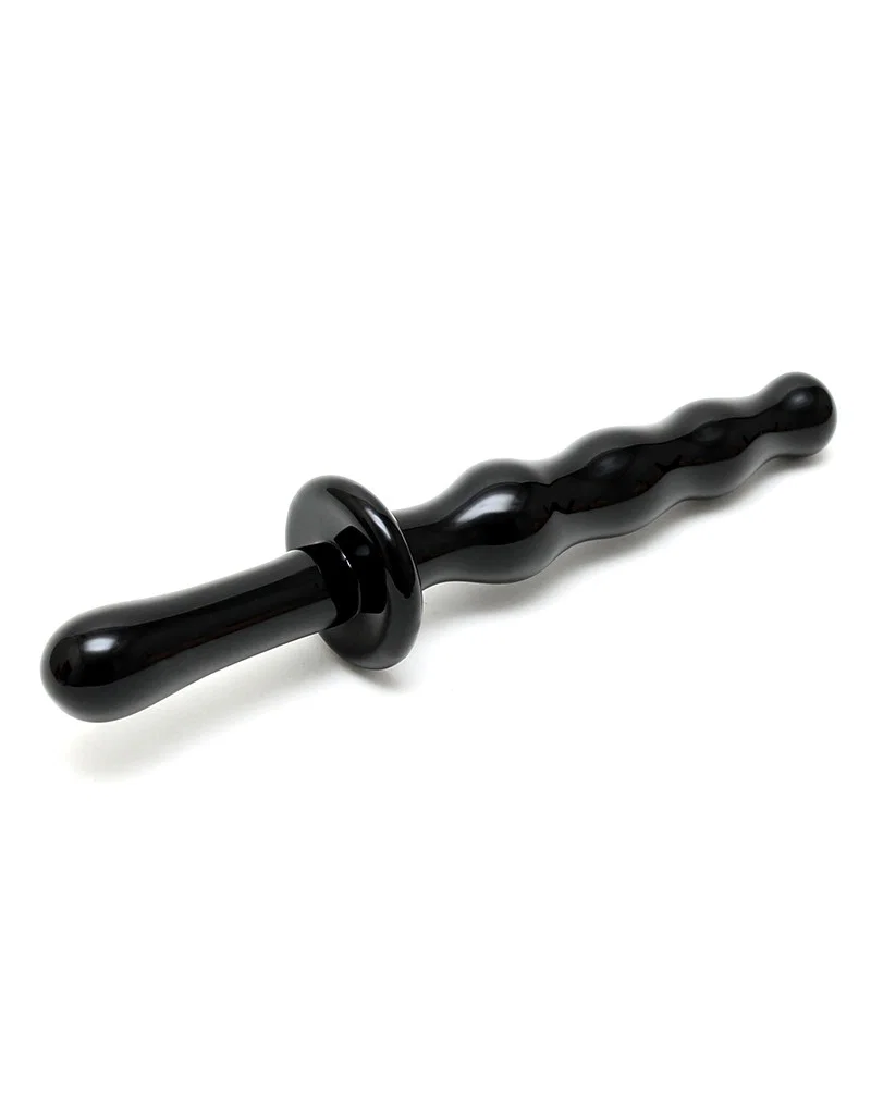 Rimba Sensual Glass - Paula - Musta Lasidildo 22 cm - Image 3
