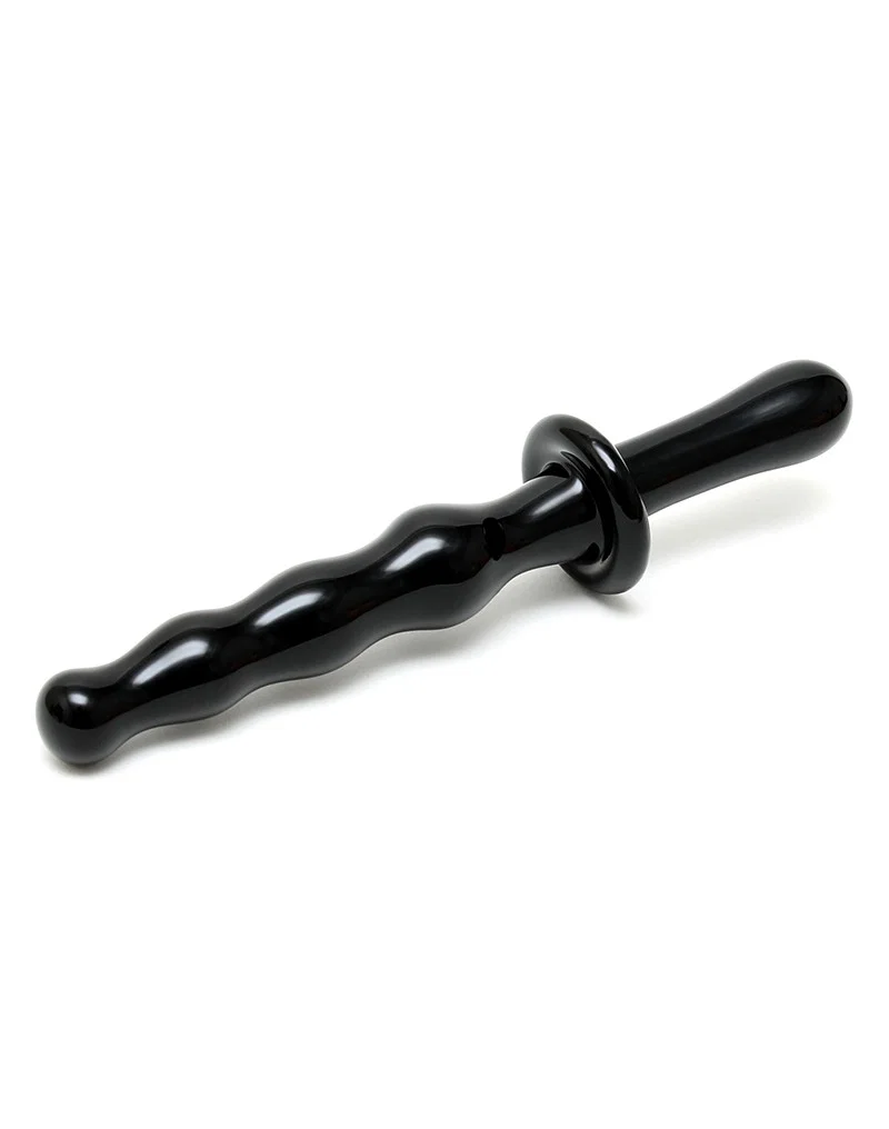Rimba SEnsual Glass paula - musta lasidildo. Freyona.