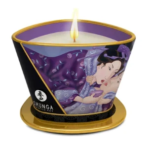 Shunga Exotic Fruits -hierontakynttilä 170 ml. Freyona.