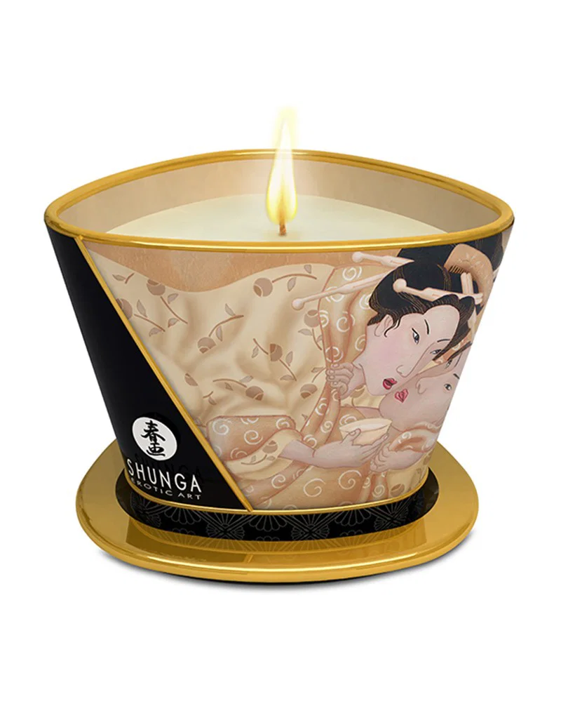 Shunga Vanilla -hierontakynttilä 170 ml. Freyona.