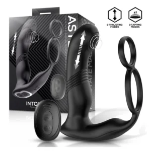 Astex-eturauhashieroja kaksiosaisella penis- ja kivesrenkaalla. Freyona.