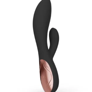 LELO INA Thrust musta työntyvä rabbit-vibraattori. Freyona.