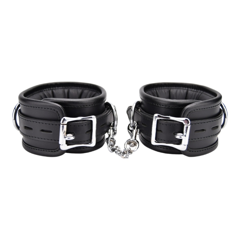 BOUND Nahkaiset Nilkkakahleet Ketjulla - Ruskea & Musta - Image 11