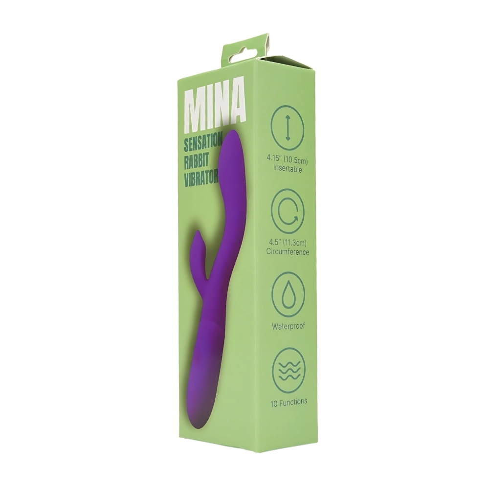 MINA – Sensation Rabbit – Ladattava Rabbit-vibraattori – Violetti - Image 7
