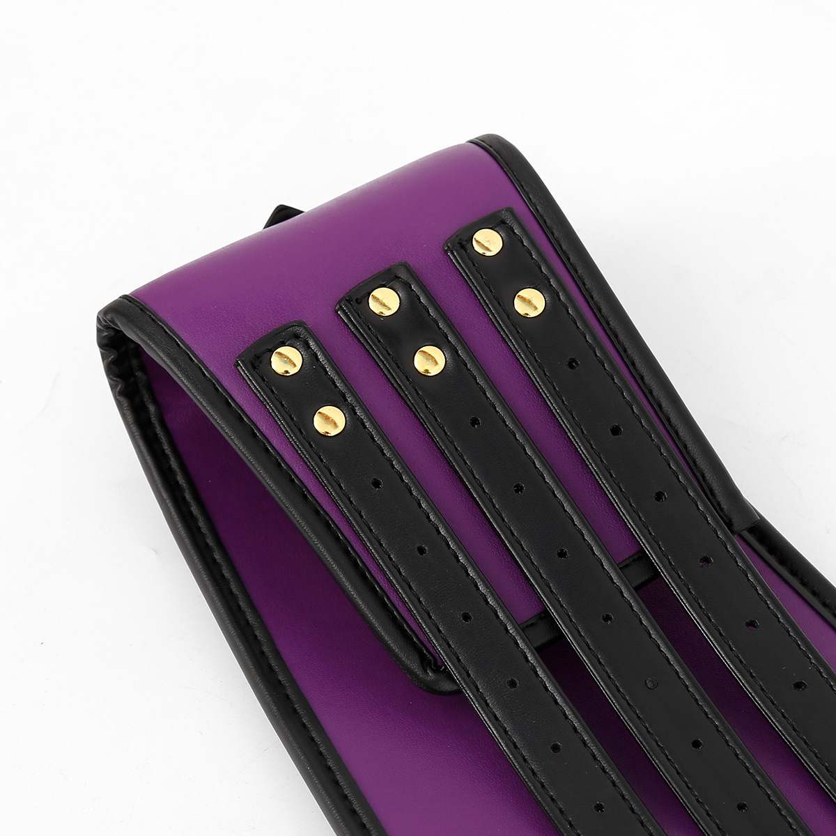 Leveä kolmisolkinen violetti harness-vyö