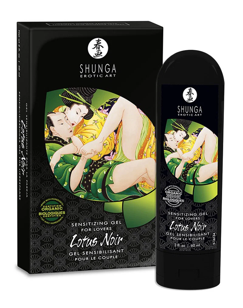 Shunga Lotus Noir herkkyysgeeli 60 ml | Freyona