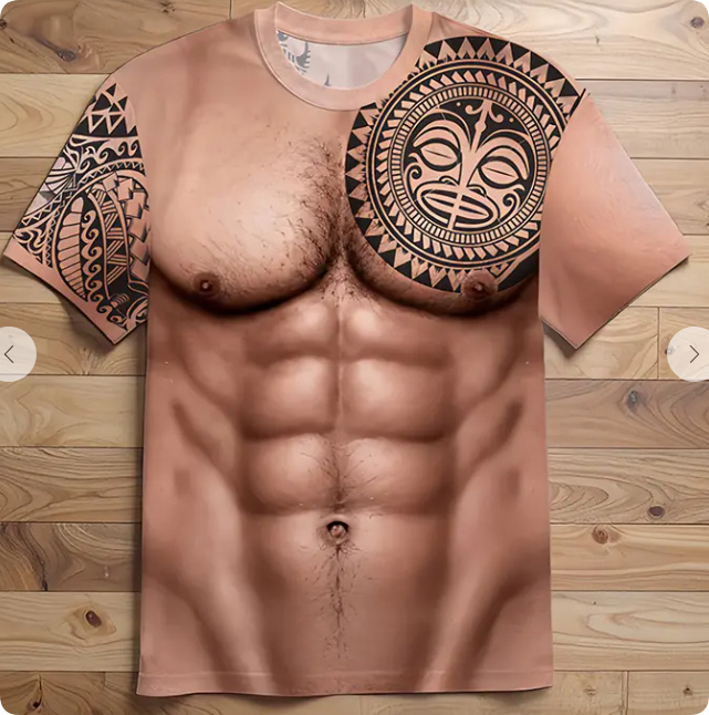 "Sixpack ilman salia" -Tatuointi T-paita - Image 2