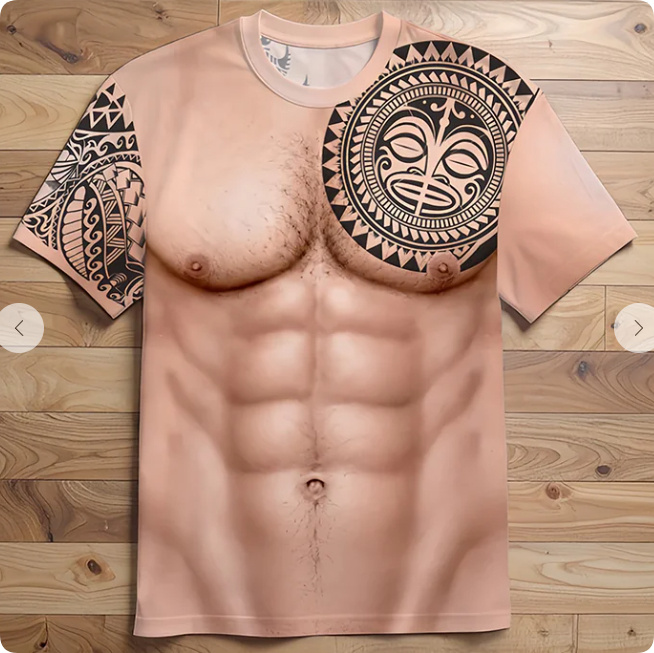"Sixpack ilman salia" -Tatuointi T-paita - Image 3