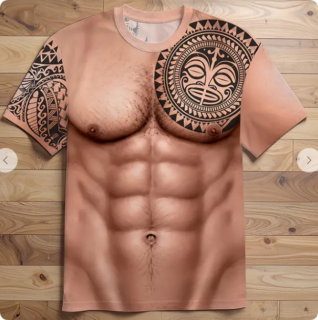 "Sixpack ilman salia" -Tatuointi T-paita - Image 4