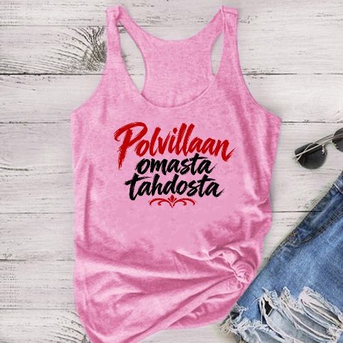 "Polvillaan omasta tahdosta" - Unisex toppi - Useita värejä - Image 3