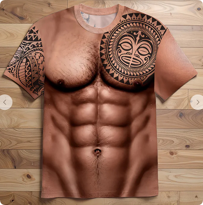 "Sixpack ilman salia" -Tatuointi T-paita - Image 5