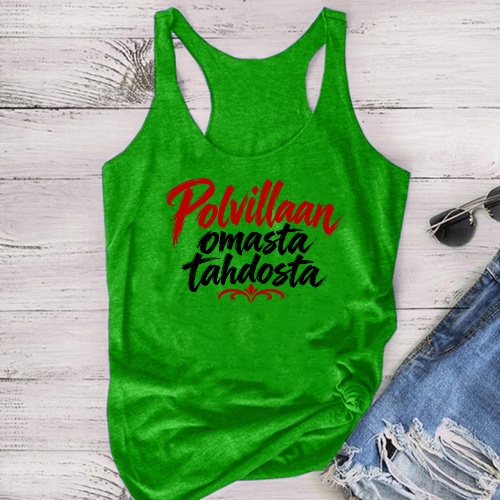 "Polvillaan omasta tahdosta" - Unisex toppi - Useita värejä - Image 7